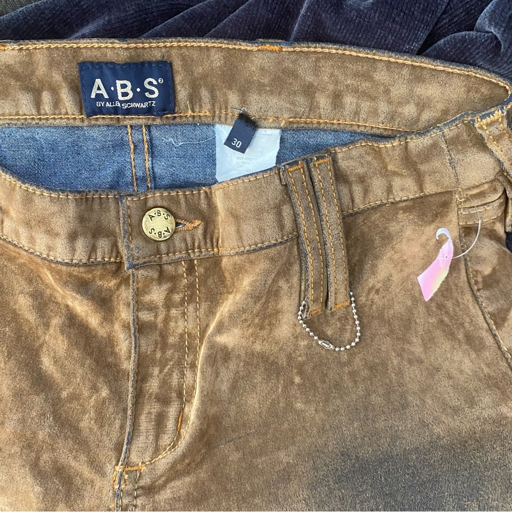 Vintage Y2K ABS Allen Schwartz two-tone jeans - Picture 3 of 5